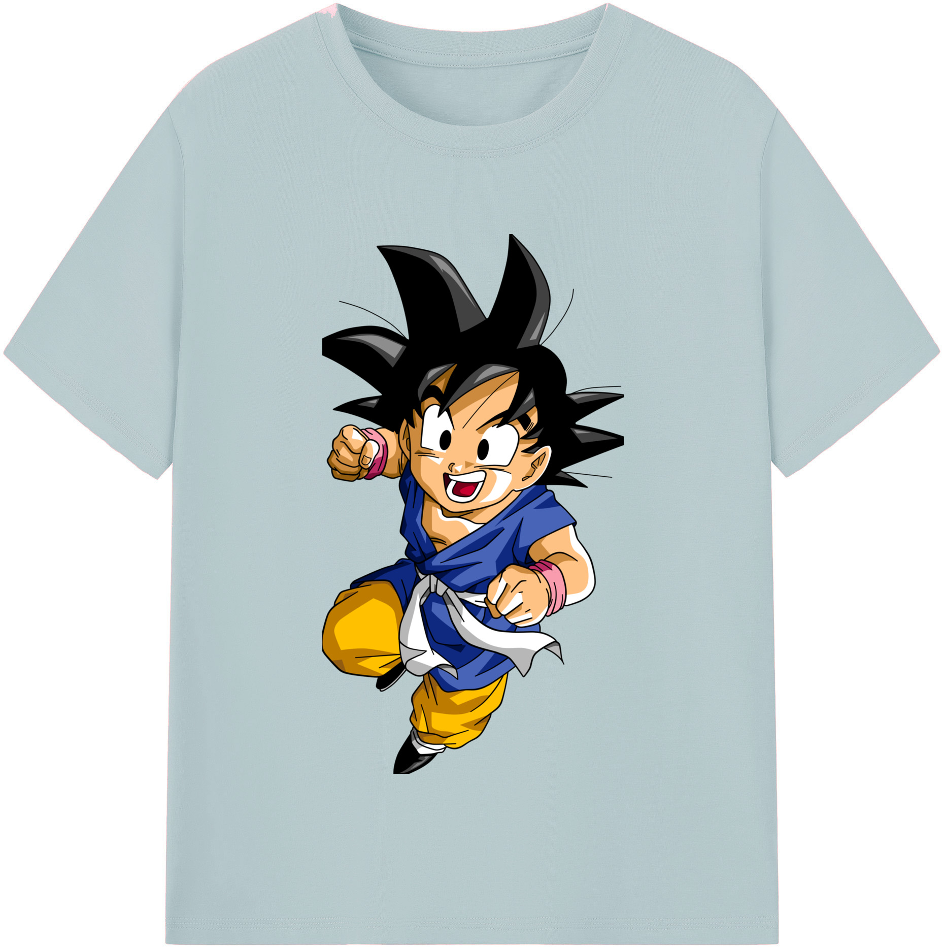 （画像用） ドラゴンボール 孫悟天 そん ごてん DRAGON BALL Son Goten 綿100％半袖Tシャツ（フロントプリント）